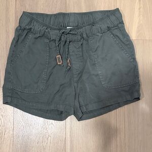 Tentree olive Green Women's Casual Shorts
